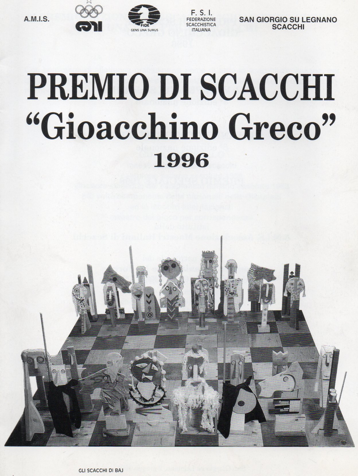 La Locandina del premio Gioacchino Greco